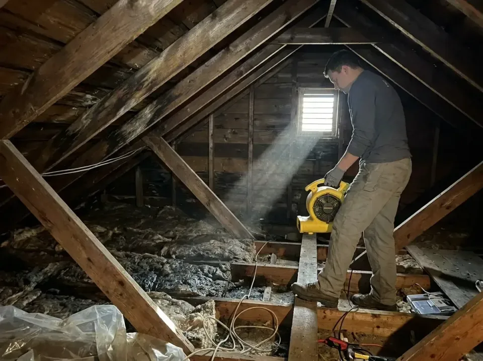 attic-water-damage-drying-proc-007 — frequently asked questions, Emergency Water Extraction & 24/7 Flood Response in Margate…